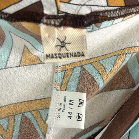 Patterned beach pants, drawstring. - Picture 6 of 6